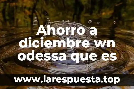 Ley de los sistemas de ahorro para retiro que es 6 Ahorro a diciembre wn odessa que es
