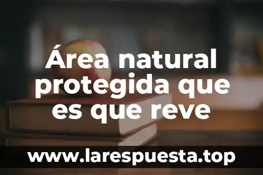 Que es areas natural protegida en el estado de oaxaca 7 Área natural protegida que es que reve