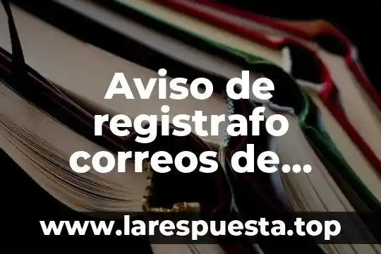 Que es la condicion juridica de los extranjeros en mexico 6 Aviso de registrafo correos de mexico que es