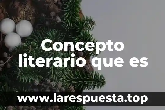 Para que es el gradiente concepto 8 Concepto literario que es