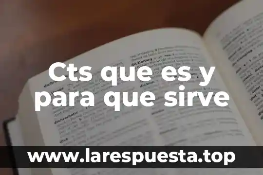 Cts que es y para que sirve