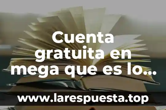 Que es lo mejor que me ofrece la ingenieria civil 8 Cuenta gratuita en mega que es lo que ofrece