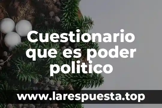 Que es una carta poder ante notario 3 Cuestionario que es poder politico