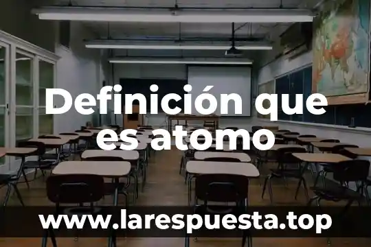 Que es mas pequño que un atomo de agua 3 Definición que es atomo
