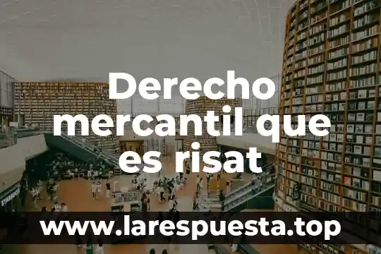 Qué es el derecho edu 8 Derecho mercantil que es risat