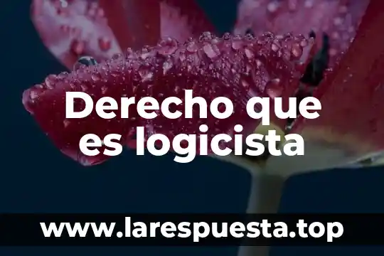 Qué es el seudónimo en derecho 4 Derecho que es logicista