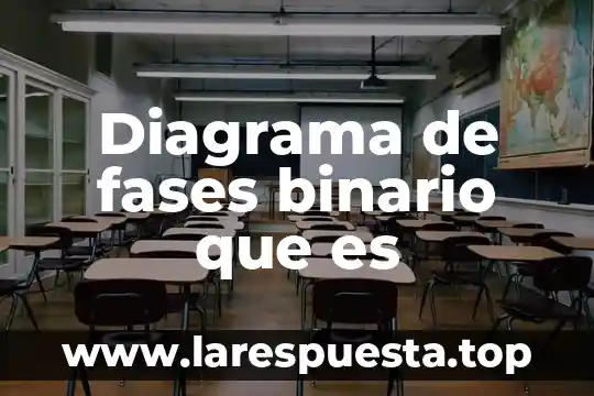 Que es fases de la enfermedad 8 Diagrama de fases binario que es
