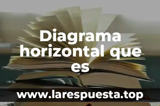 Diagrama horizontal que es