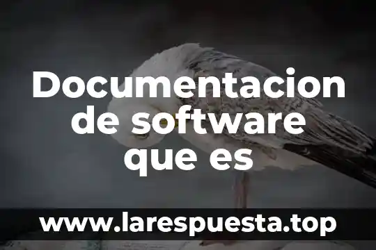 Software Crocodile que es 7 Documentacion de software que es