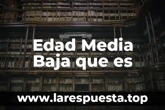 Que es sociabilidad en conocimiento 3 Edad Media Baja que es