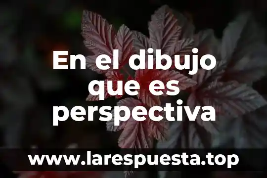 En medicina que es signo 7 En el dibujo que es perspectiva