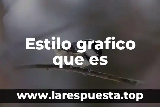 Que es diseñopo grafico 6 Estilo grafico que es