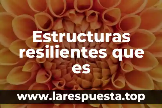 Que es la densidad de estructuras oseas disminuidas 4 Estructuras resilientes que es