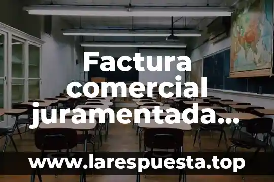 Que es software comercial y tipos 6 Factura comercial juramentada que es