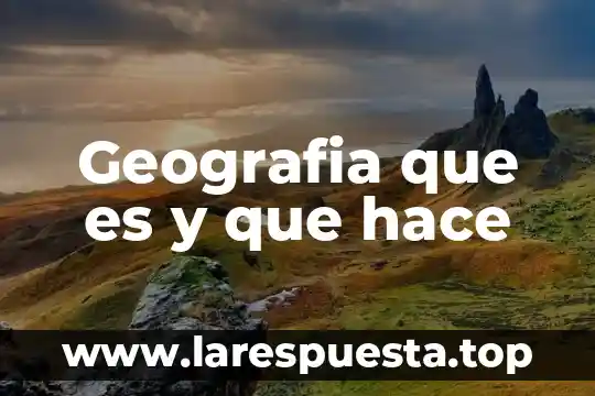 Que es y como se hace un estudio de mercado 5 Geografia que es y que hace