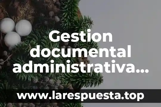 Qué es codificación documental 8 Gestion documental administrativa que es