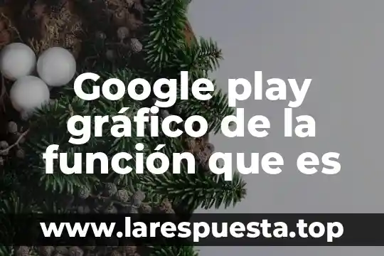 Aplicación de Google Play que es para que sirve 8 Google play gráfico de la función que es