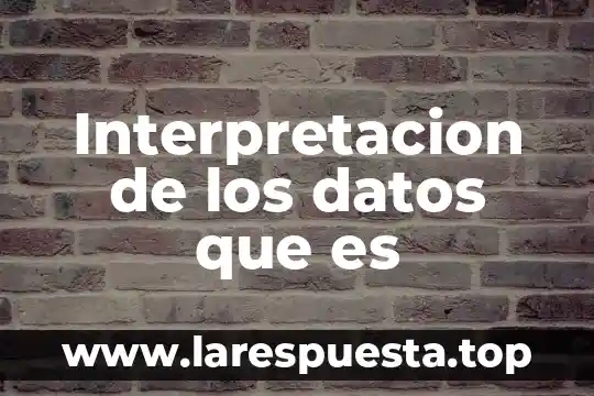 Que es la interpretacion estricta de la ley fiscal 8 Interpretacion de los datos que es