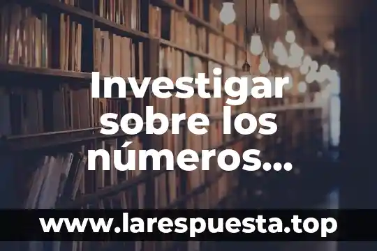 Investigar sobre los números egipcios y que es