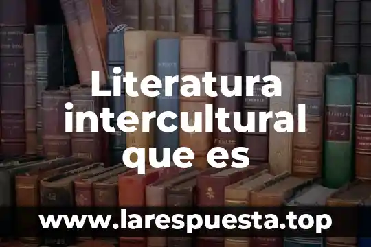 Literatura intercultural que es