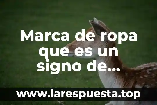 Marca de ropa que es un signo de musica