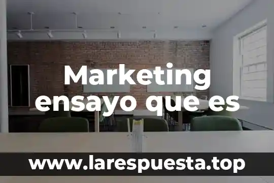 Que es un producto insignia en el marketing 3 Marketing ensayo que es