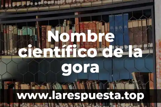 Nombre científico de la gora