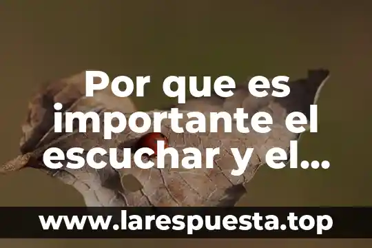 Por que es importante saber planificar una clase 4 Por que es importante el escuchar y el habla