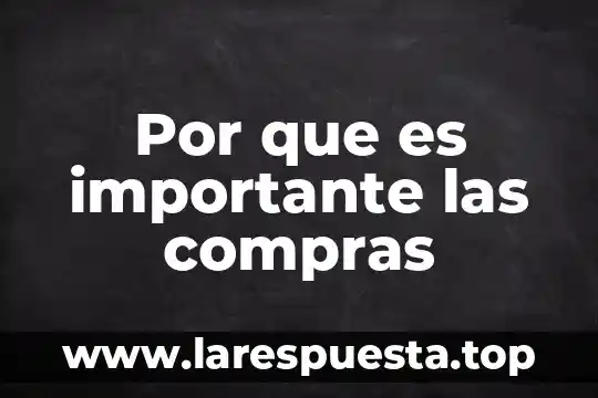 Por que es importante el hipertexto 5 Por que es importante las compras