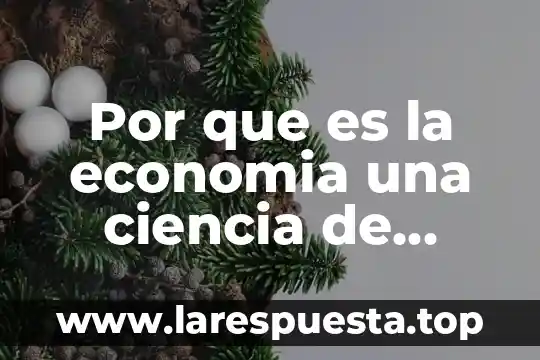 Que es la economia como ciencia formal 7 Por que es la economia una ciencia de medios