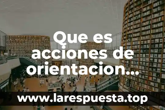 Que es una certificacion interna y externa 3 Que es acciones de orientacion externa