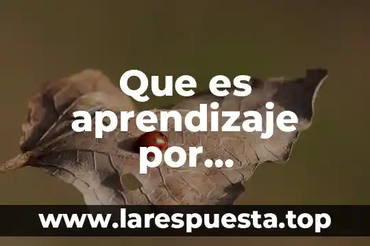 Que es resumen y estrategia de aprendizaje 3 Que es aprendizaje por descubrimiento