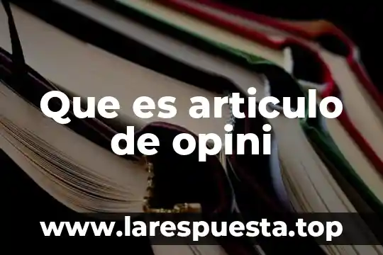 Que es la introduccion de un articulo 7 Que es articulo de opini