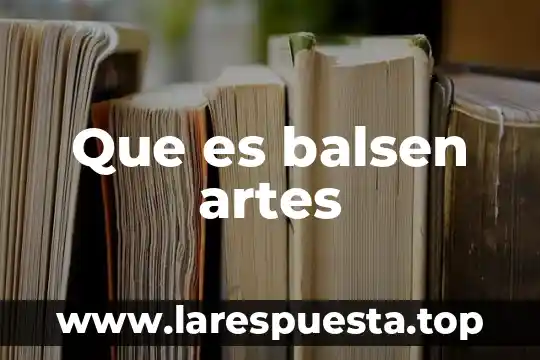 Que es un monologo artes 4 Que es balsen artes