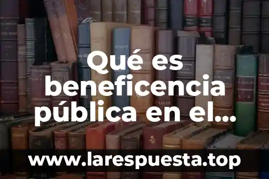 Qué es la televisión pública España 8 Qué es beneficencia pública en el derecho