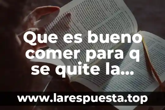 Que es comer comida chatarra 4 Que es bueno comer para q se quite la diarrea