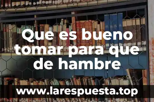 Que es bueno para quitar los barros 5 Que es bueno tomar para que de hambre