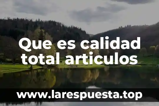 Que es la rebeldia total en materia civil 8 Que es calidad total articulos