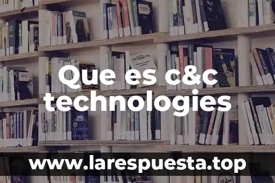 Que es c y cc en una carta 5 Que es c&c technologies