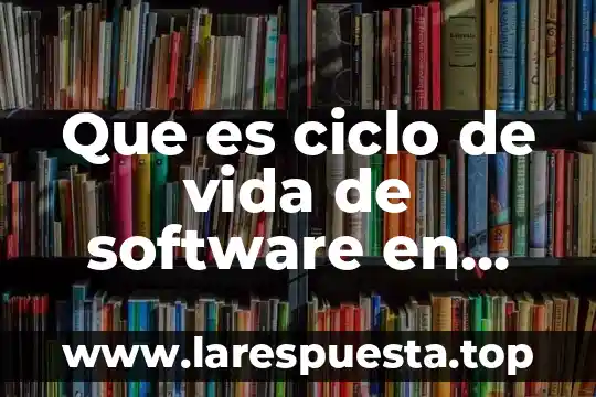 Que es ciclo fisica 6 Que es ciclo de vida de software en programacion