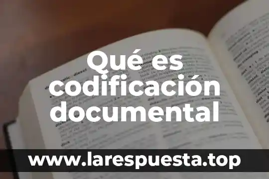Gestion documental administrativa que es 8 Qué es codificación documental