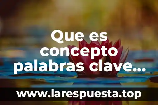 Para que es el gradiente concepto 3 Que es concepto palabras clave y proposicion