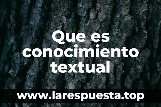 Que es un patrimonio cultural cita textual 7 Que es conocimiento textual