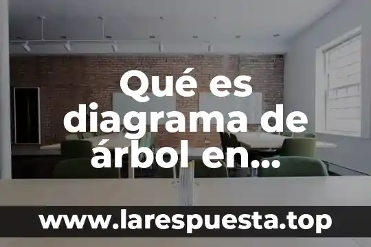 Que es un diagrama de ishicawa 4 Qué es diagrama de árbol en fracciones