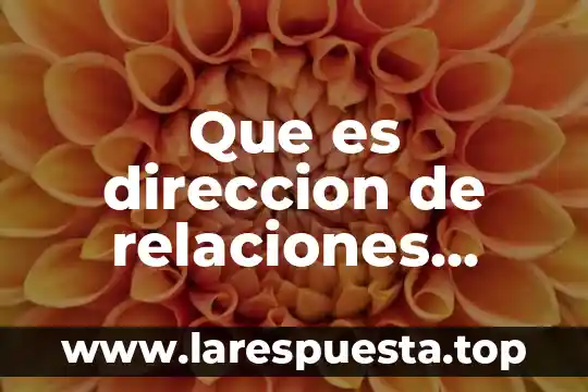 Qué es un regidor de obras públicas 7 Que es direccion de relaciones publicas