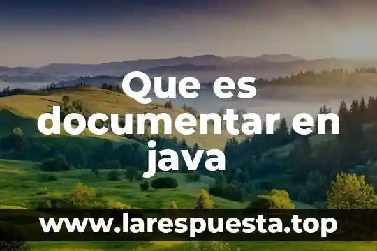 Que es una prueba unitaria java 4 Que es documentar en java