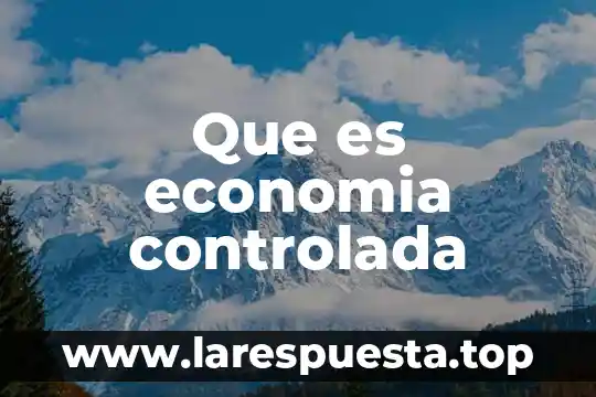 Que es una dieta controlada en fibra 4 Que es economia controlada