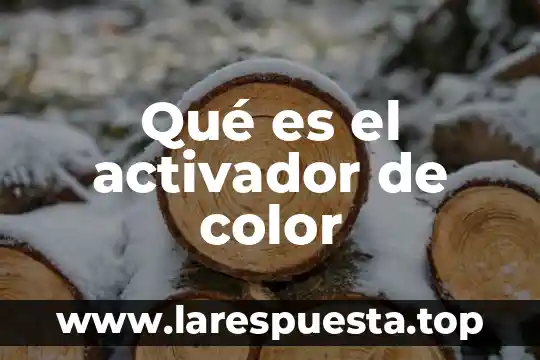 Qué es una prueba de color en serigrafía 4 Qué es el activador de color