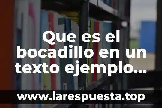 Que es el indice de registro de una revista 4 Que es el bocadillo en un texto ejemplo en revista