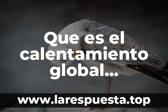 Que es el calentamiento global animado